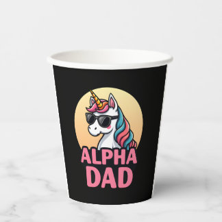 Funny Unicorn Dad Laufey Men Father's Day Christma Papieren Bekers