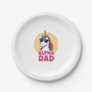 Funny Unicorn Dad Laufey Men Father's Day Christma Papieren Bordje
