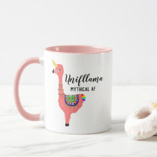 Funny Unicorn Flamingo Llama Inspiring Unifllama Mok
