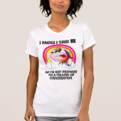 FUNNY UNICORN Hi T-Shirt (Voorkant)