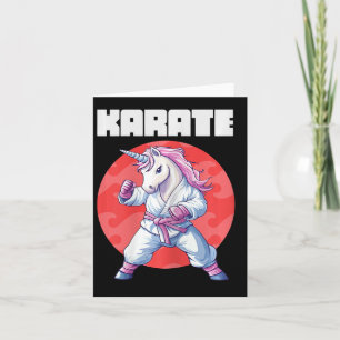 Funny Unicorn Karate Kind - Vrouwen Vechtsporten V Kaart