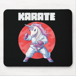 Funny Unicorn Karate Kind - Vrouwen Vechtsporten V Muismat