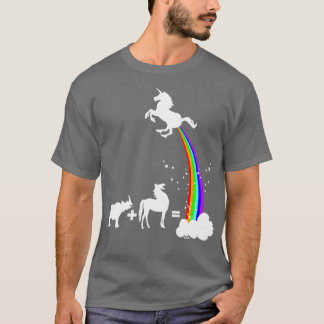 Funny unicorn-oorsprong t-shirt