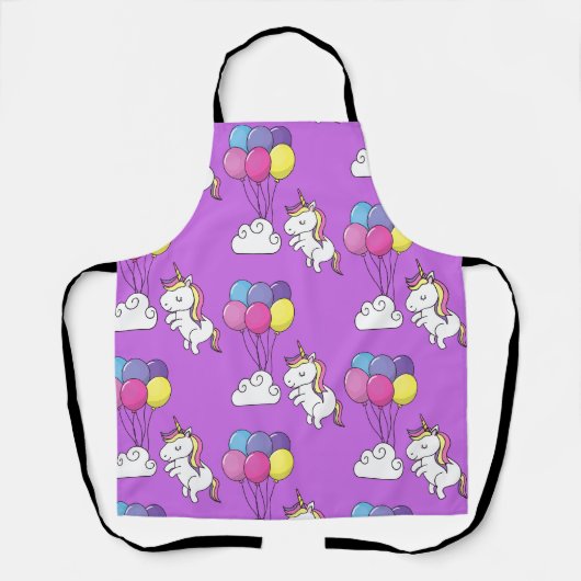 Funny Unicorn Pattern Magic Horse Schort (Voorkant)