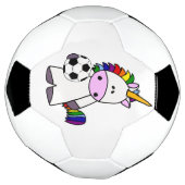 Funny Unicorn Plays Soccer Voetbal (Gedraaid)