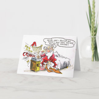 Funny Unique Christmas Card Kaart