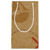 Funny Unique  Pirate Treasure Map Klein Cadeauzakje (Voorkant)