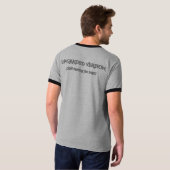 Funny Upgraded Version Sarcastic Tech Quote T-Shir T-shirt (Achterkant volledig)