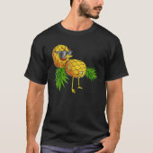 Funny Upside Down Pineapple Swinger T-shirt (Voorkant)
