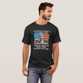 Funny US Flag Joe Biden vertelt de Hunter dat hij  T-shirt (Voorkant volledig)