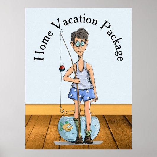 Funny Vacation Poster (Voorkant)