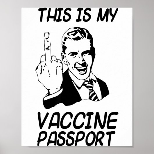 Funny Vaccine Prt Vaccination Fully Vaccinate  Poster (Voorkant)