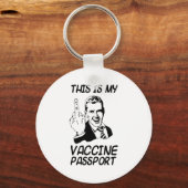 Funny Vaccine Prt Vaccination Fully Vaccinate  Sleutelhanger (Voorkant)