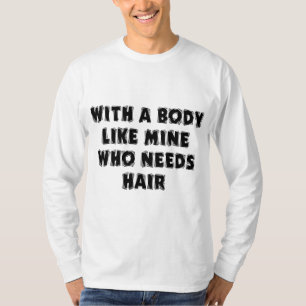 Funny Vaderdag Bald Man T-shirt