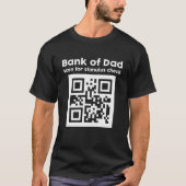 Funny Vaderdag Bank of Dad Stimulus Check T-shirt (Voorkant)