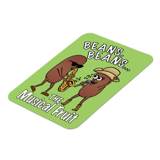 Funny Vaderdag Bean Farting Joke Magneet (Linkerzijde)