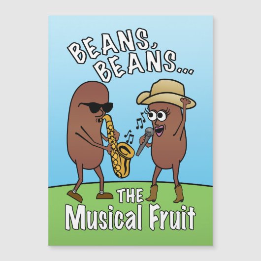Funny Vaderdag Bean Musical Fruit Joke (Voorkant)