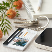 Funny Vaderdag Best Dad Sleutelhanger (Voorkant Rechts)