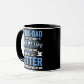 Funny Vaderdag Bonus Pap Gift van dochter Mok (Voorkant links)