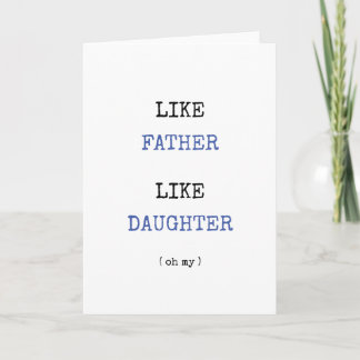 Funny Vaderdag card