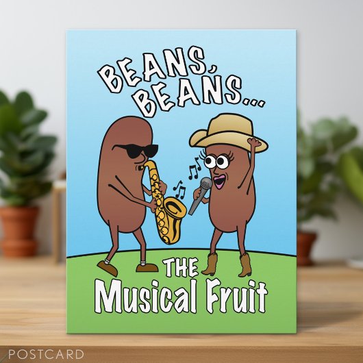 Funny Vaderdag Farting Bean Joke Briefkaart