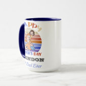 Funny vaderdag gepersonaliseerd mok (Voorkant links)