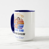 Funny vaderdag gepersonaliseerde mug mok (Voorkant links)