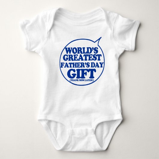 Funny Vaderdag Gift for baby to draag Romper (Voorkant)