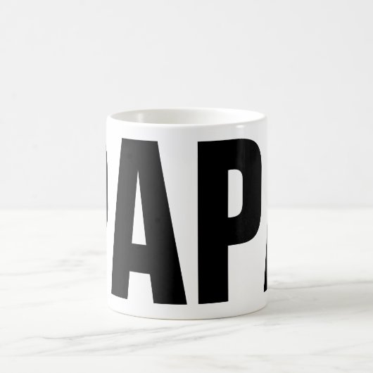 Funny Vaderdag mok vader | PAPA-bekertje (Center)