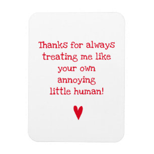 Funny Vaderdag Quote voor Bonus papa Magneet