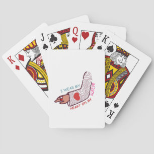 Funny Valentijn's Day Love Pun Lovecore Esthetisch Pokerkaarten