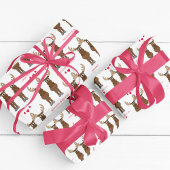 Funny Valentijnsdag Cute Fun Moose Custom Cadeaupapier