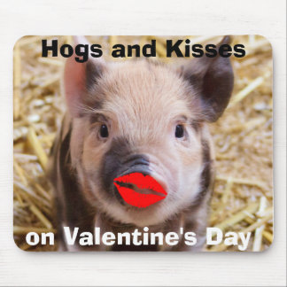 Funny Valentijnsdag Funny Piglet Muismat