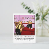 Funny Valentijnsdag Humor Briefkaart (Staand voorkant)