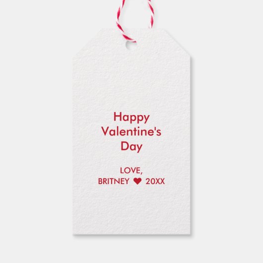 Funny Valentijnsdag Mugshot Guilty Love Dog Cadeaulabel (Achterkant)