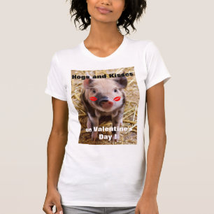Funny Valentine Day Cute Funny Piglet T-shirt