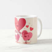 Funny Valentine Mug for Boyfriend or Girlfriend Koffiemok (Voorkant rechts)