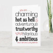 Funny Valentine’s Day Card for Husband