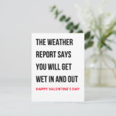 Funny Valentines Carte de jour (Debout devant)