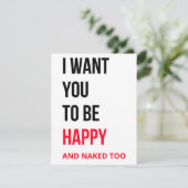 Funny Valentines carte de jour (Debout devant)