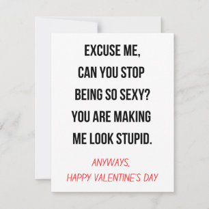 Funny Valentines Carte de jour