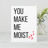 Funny Valentines carte de jour pour lui (Debout devant)