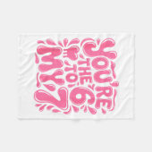 Funny Valentines Day 67 Meme Couples You're The 6  Fleece Deken (Voorkant (Horizontaal))