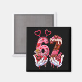Funny Valentine's Day 67 Meme Hands Six Seven Cud Magneet (Voorkant / Achterkant)
