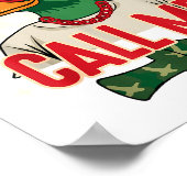 Funny Valentine's Day Boy Duck Hunting Call Me Tod Poster (Hoek)