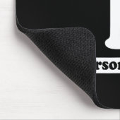 Funny Valentine's Day Couple Matching I Love Her I Muismat (Hoek)