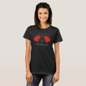 Funny Valentine's Day Heart Handcuff Self Love Clu T-shirt (Voorkant volledig)