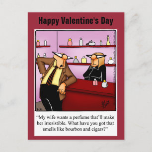 Funny Valentine's Day Humour Carte postale