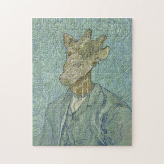 Funny Van Gogh Giraffe Puzzle (Vertical)
