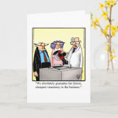 Funny Vasectomy Humour Obtenir la carte de bien (Fleur jaune)